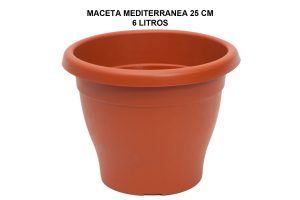 MACETA MEDITERRANEA 25 CM P