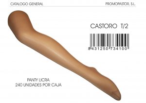 PANTY LICRA CASTORO T/2 .
